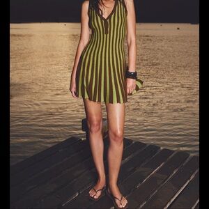 Zara | Medium | Striped Knit Dress
